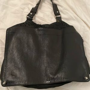 Vince Leather and Suede Bag - strap not included
